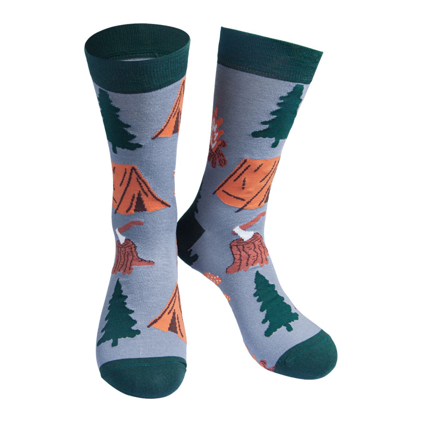 Bambus Strømper, Herre - 'Go Camping!'