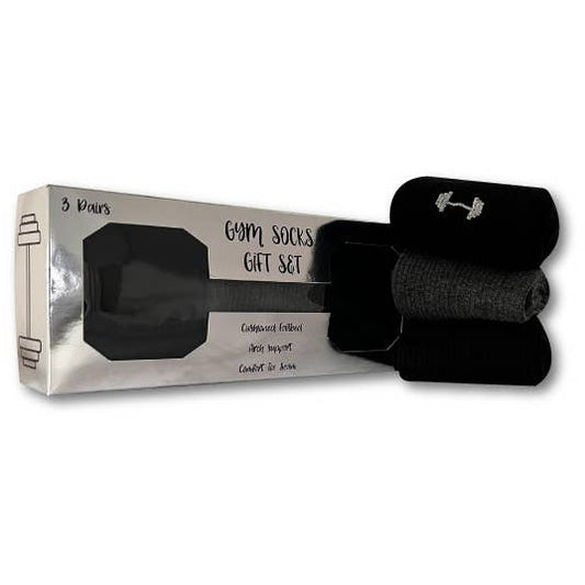 Gaveæske med Sjove Strømper, Unisex - ' The Gym Box' (3 par)
