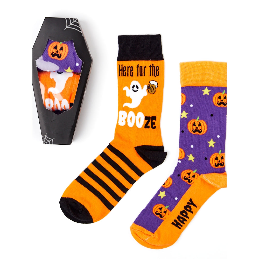 Gaveæske med Sjove strømper, Unisex - 'Halloween'