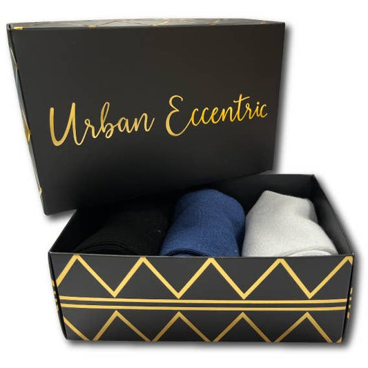 Gaveæske med Bambus strømper, Herre - 'Business' (3 par)