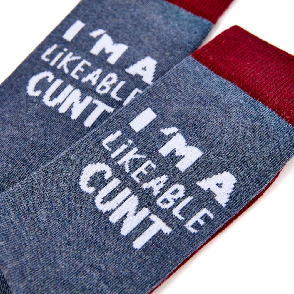 I'm a Likeable Cunt Sokker - Sjove Unisex Sokker med Attitude