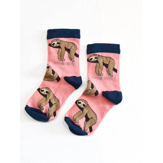 Bambus Strømper, Børn - 'Red Dovendyret' (Rainforest Trust)