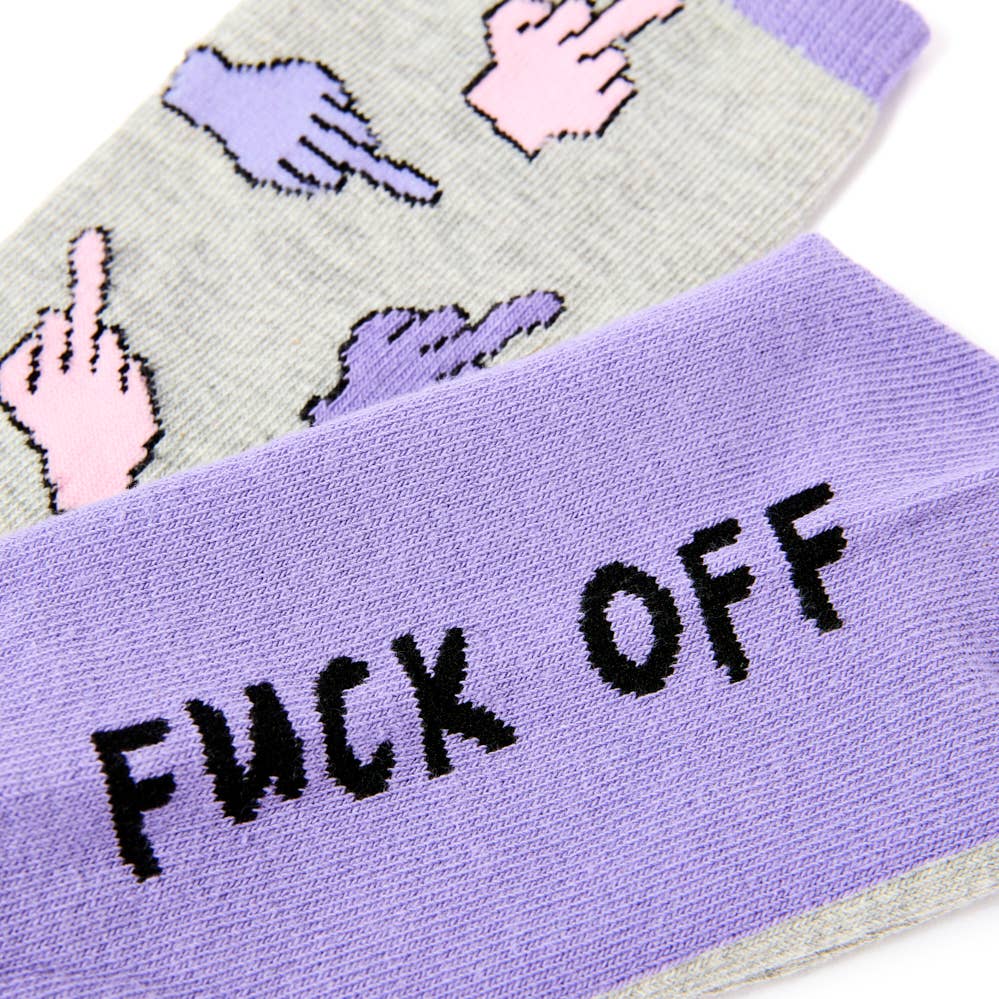 Fuck Off Sokker - Sjove Damestrømper med Attitude