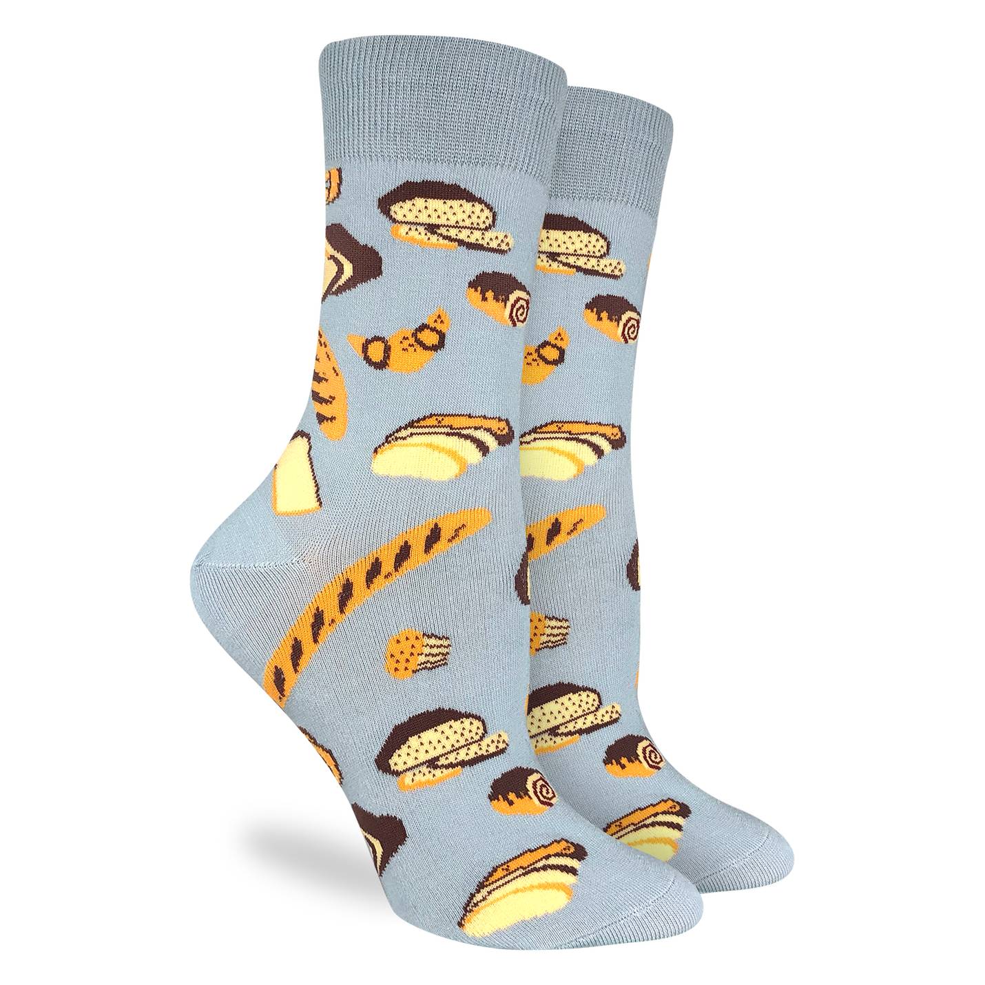 Sjove Dame Strømper - 'Bagværk' Mad & Drikke Good Luck Sock