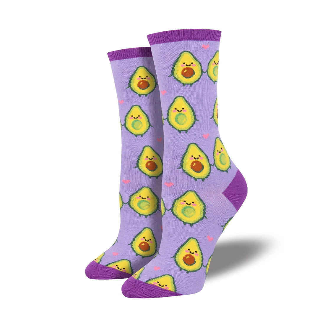 Sjove Dame Strømper - 'You Guac my World' Mad & Drikke Socksmith