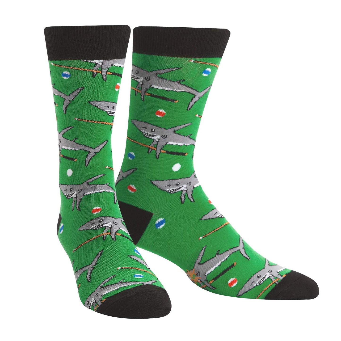 Sjove Herre Strømper - 'Pool Shark' Job & Hobby Sock it to Me