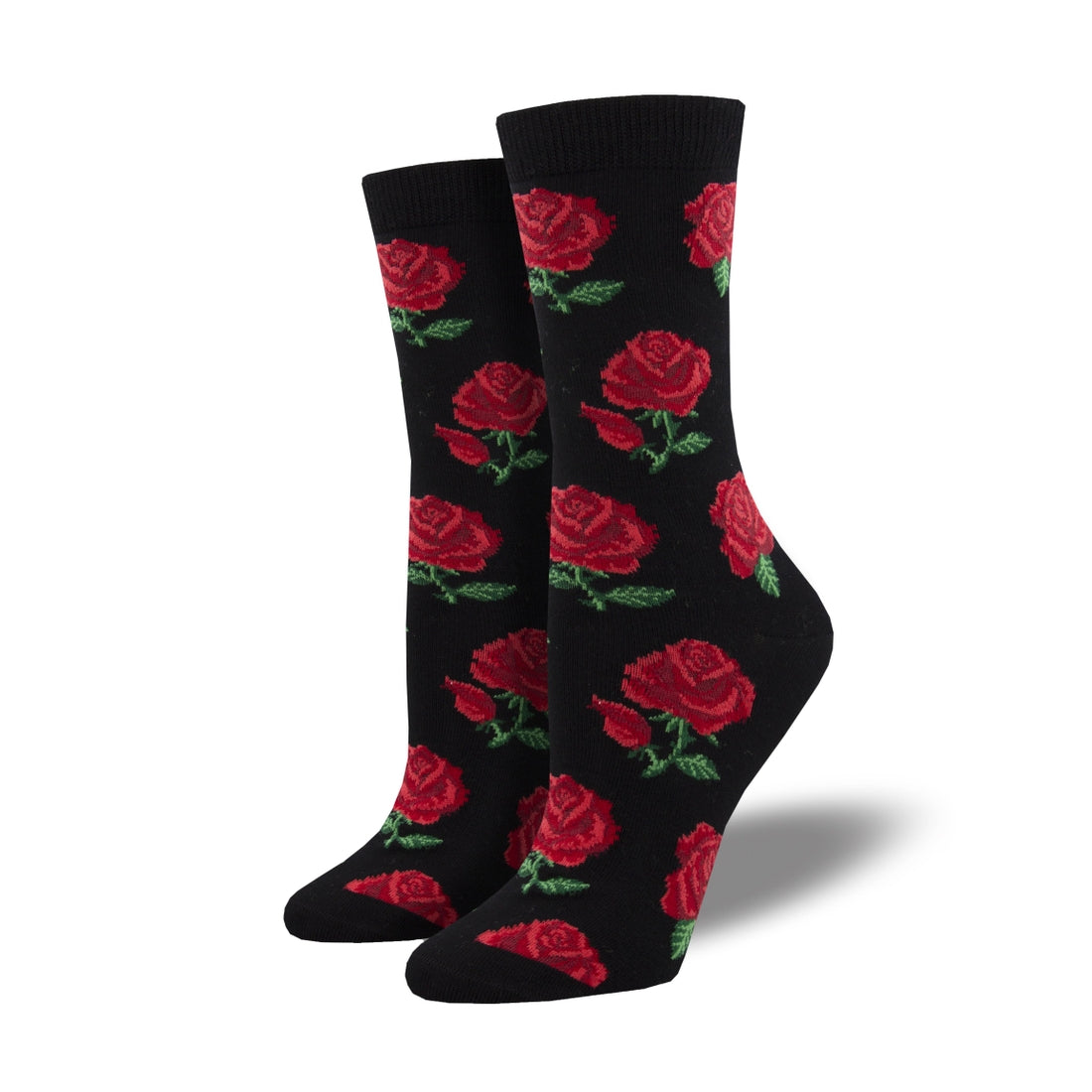 Sjove Bambus Strømper, Dame - 'Roser' Natur & Videnskab Socksmith