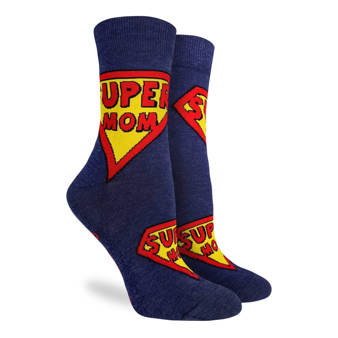 Sjove Dame Strømper - 'Super Mom' Andet Good Luck Sock