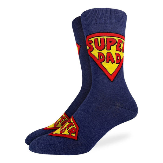 Sjove Sokker, Herre - 'Super Dad' Andet Good Luck Sock