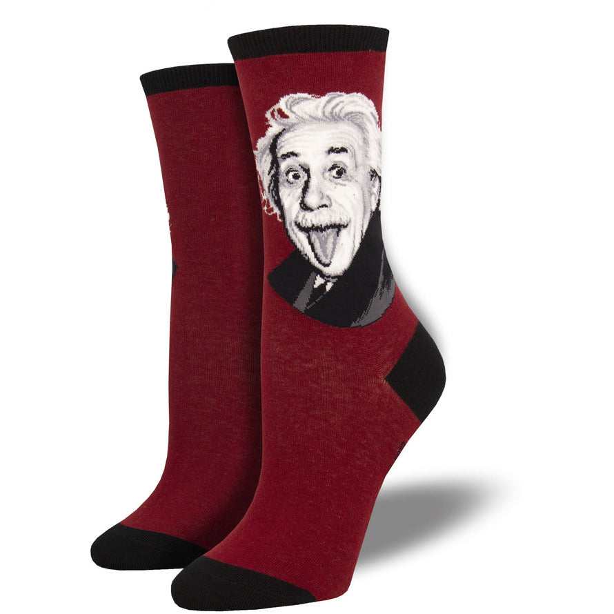 Sjove Strømper, Dame - 'Wacky Einstein'