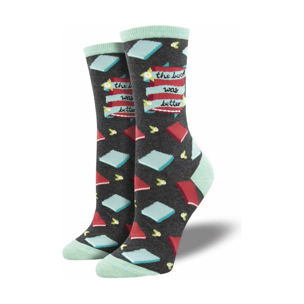 Sjove Strømper, Dame - ‘Bogen var Bedre’ Job & Hobby Socksmith