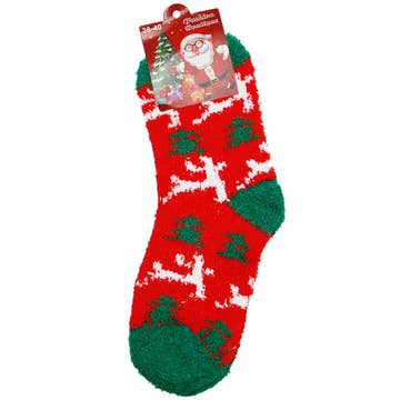 Jule Fleece Sokker - Hyggelige Julesokker til Kvinder