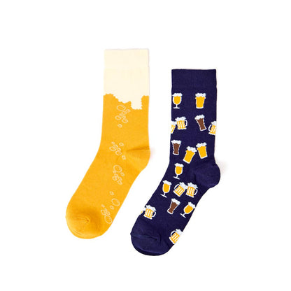 Beer Socks - Øl Sokkegavesæt med 2 Par