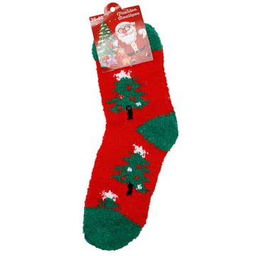 Jule Fleece Sokker - Hyggelige Julesokker til Kvinder