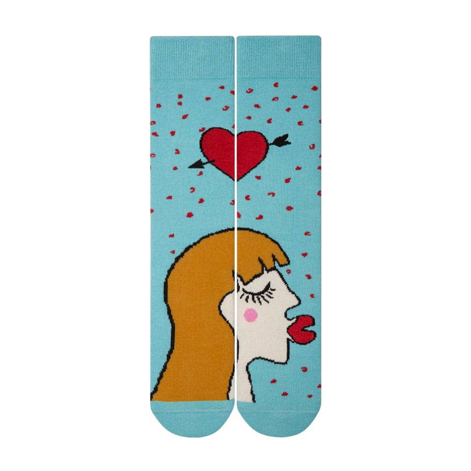 valentins Sokkesæt til Par - Mørk Blond