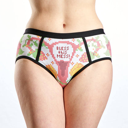 Bless This Mess Menstruationstrusser til Kvinder - Periode Undertøj