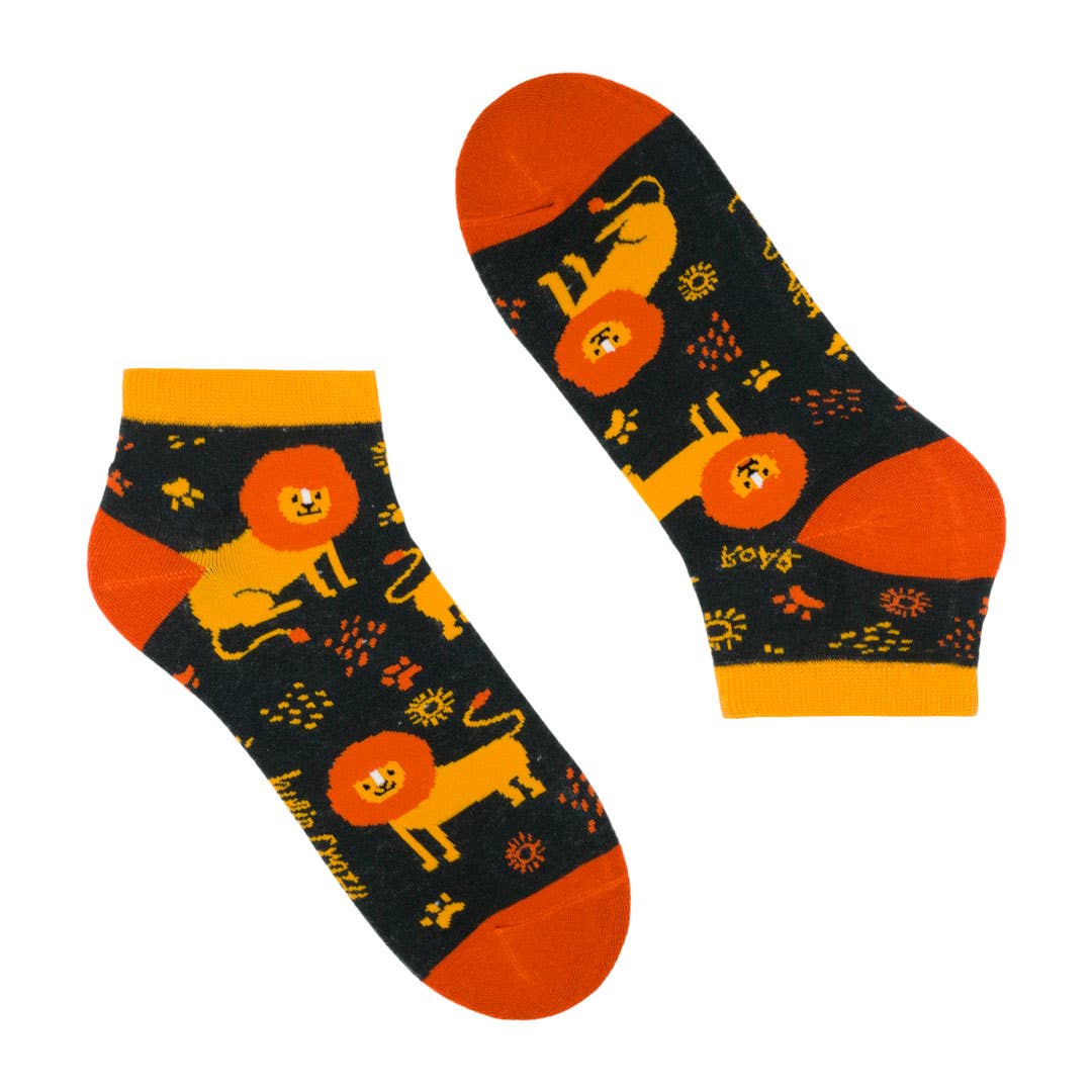 Ankelstrømper - Sjove Korte Sokker med Løver