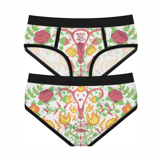 Bless This Mess Menstruationstrusser til Kvinder - Periode Undertøj