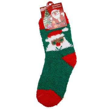 Jule Fleece Sokker - Hyggelige Julesokker til Kvinder