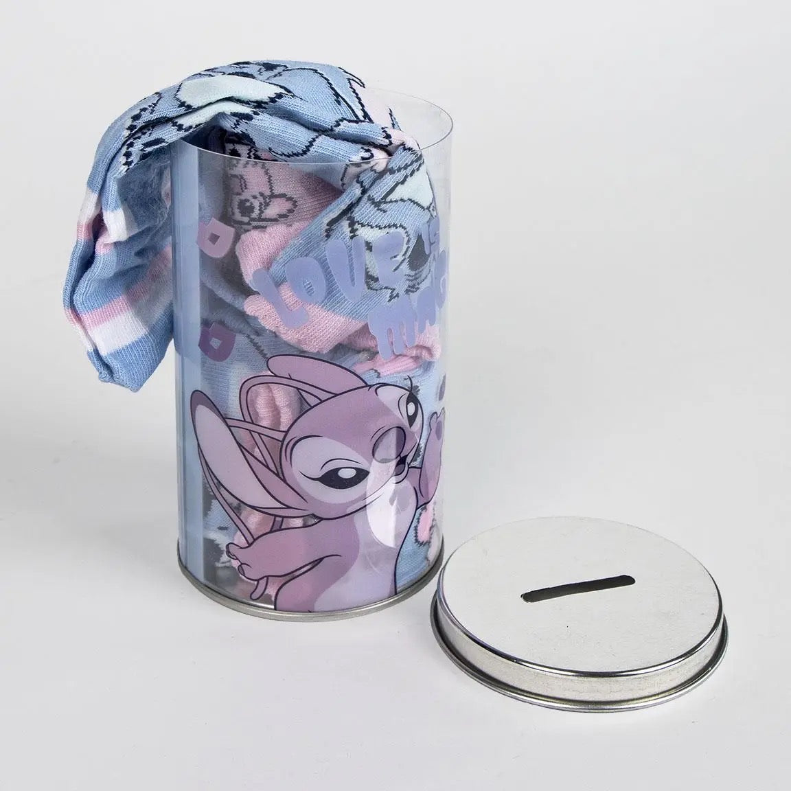 Stitch Strømper - 4 Par Børnestrømper i Gaveboks