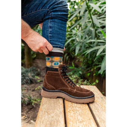 Retro Sokker med Geometrisk Mønster - Martha