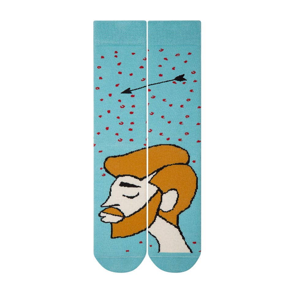 valentins Sokkesæt til Par - Mørk Blond