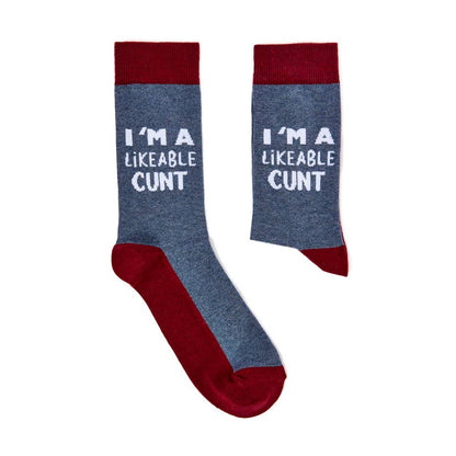 I'm a Likeable Cunt Sokker - Sjove Unisex Sokker med Attitude
