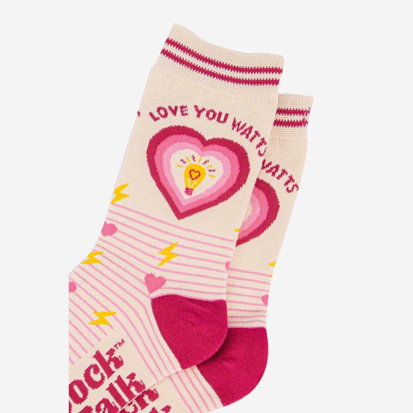 Bambus Sokker til Kvinder - Love You Watts