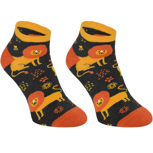 Ankelstrømper - Sjove Korte Sokker med Løver
