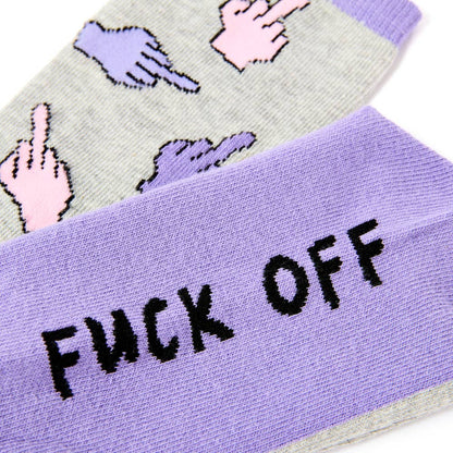 Fuck Off Sokker - Sjove Damestrømper med Attitude