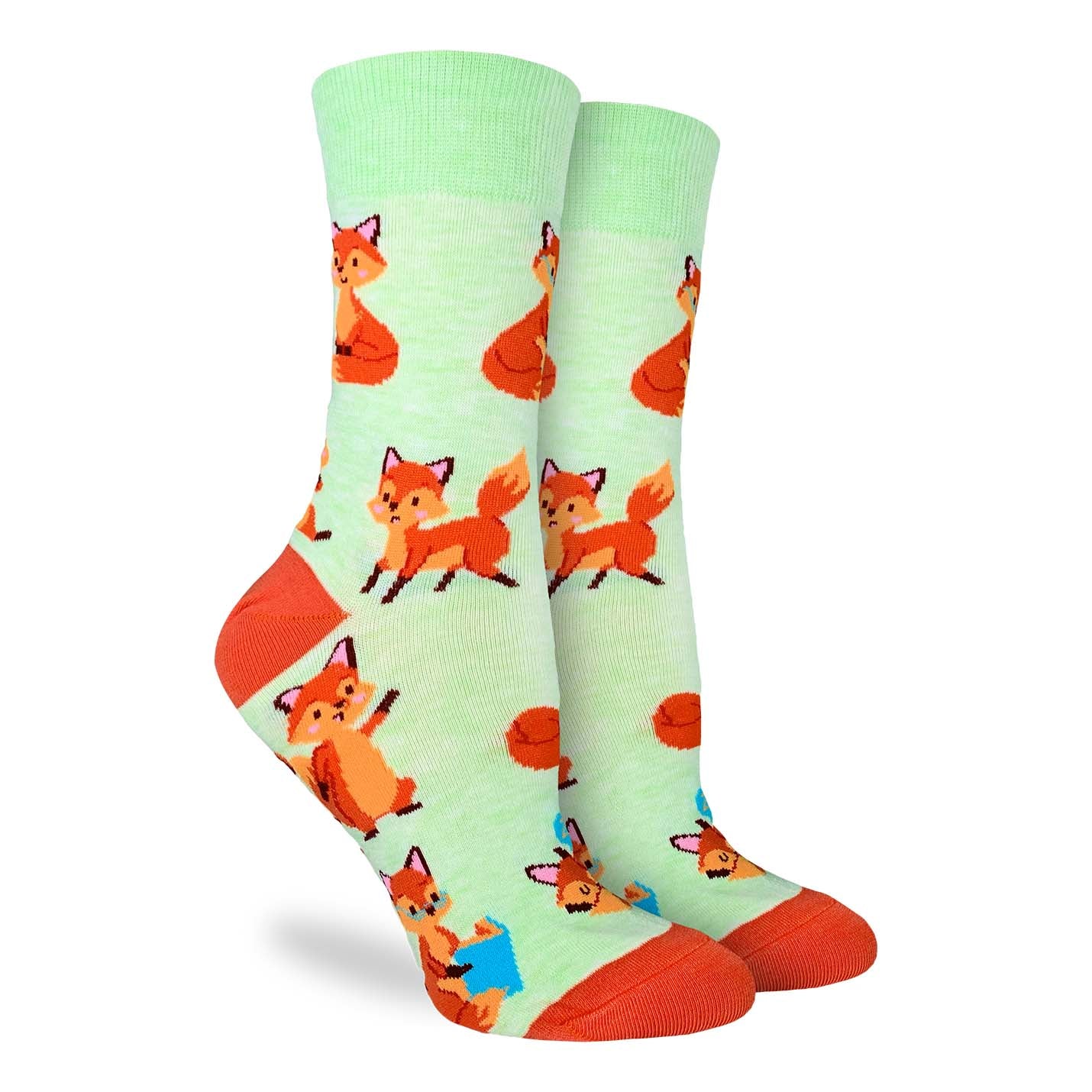 Sjove Dame Strømper - 'Foxy Lady' Dyr Good Luck Sock 