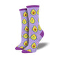 Sjove Dame Strømper - 'You Guac my World' Mad & Drikke Socksmith