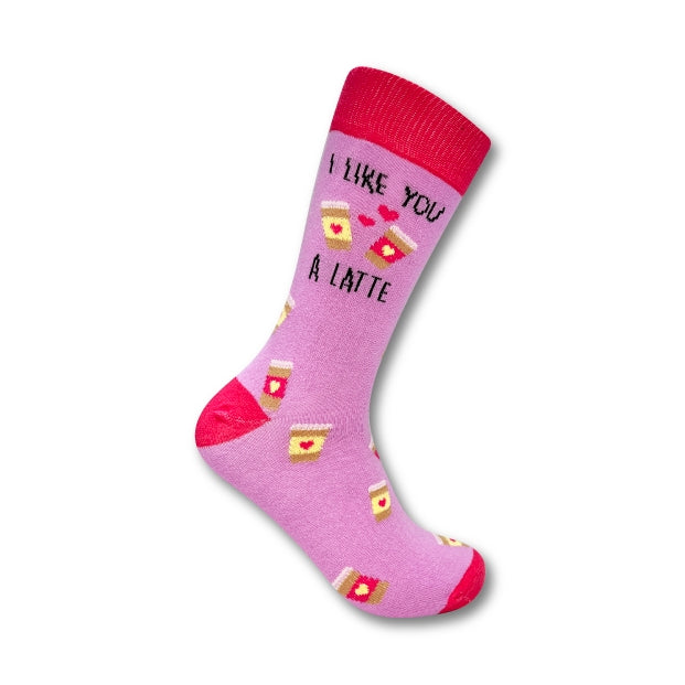 Dame Strømper - 'I like you a Latte' Mad & Drikke Urban Eccentric 