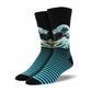 Bambus Strømper, Herre - ’The Great Wave’ Natur & Videnskab Socksmith 