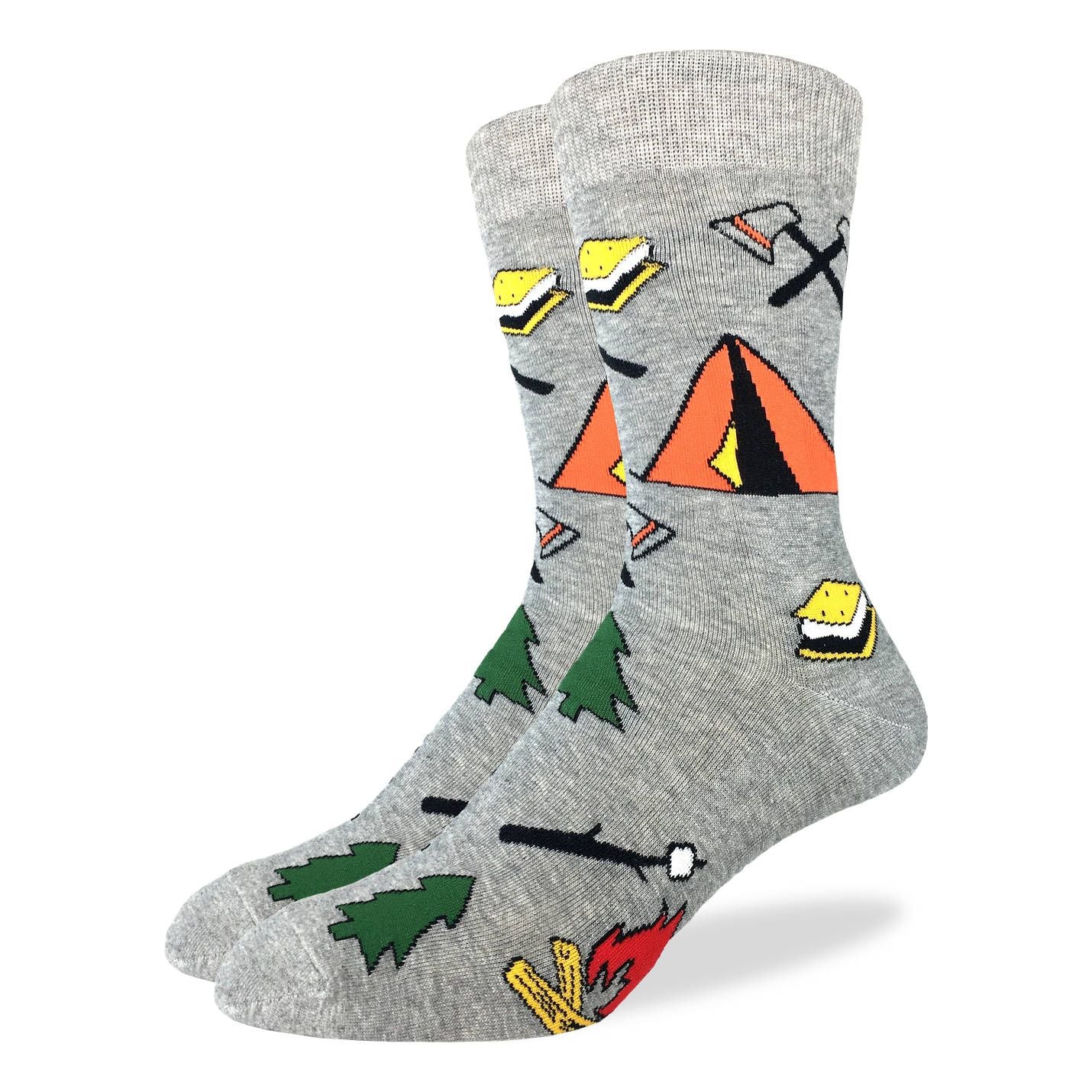 Sjove Sokker, Herre - 'Go Camping' Natur & Videnskab Good Luck Sock